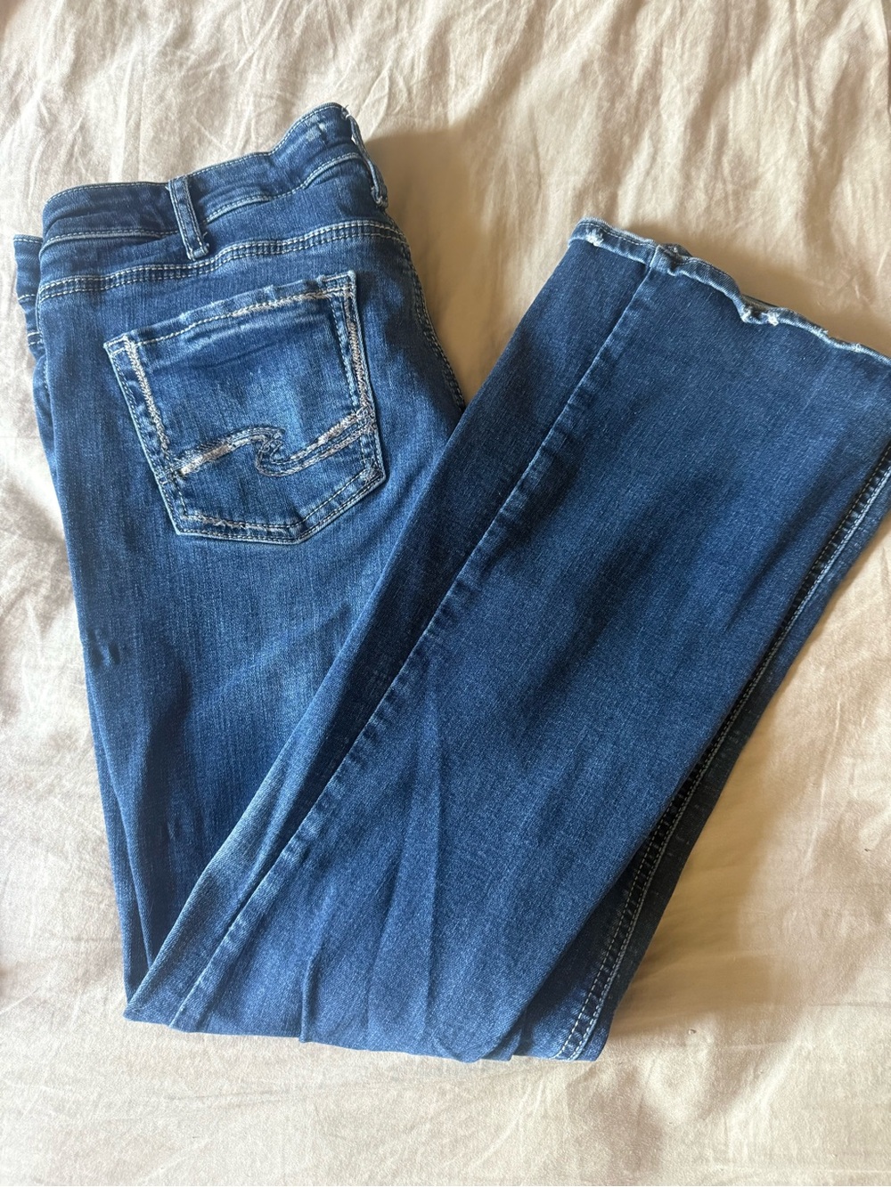 Silver Jeans Straight leg Waist 34 Length 33